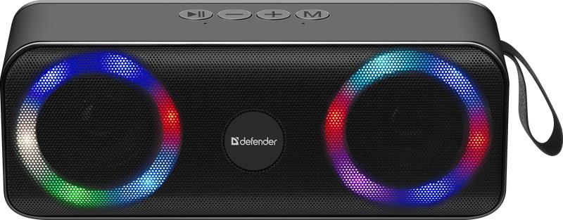 Głośnik Defender Q1 Bluetooth 10W BT/FM/TF/USB/AUX/TWS/LED