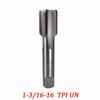 HSS 1-3/16 - 16 Thread Tap 1 3/16\"- 16 TPI Tapping Right Hand Free