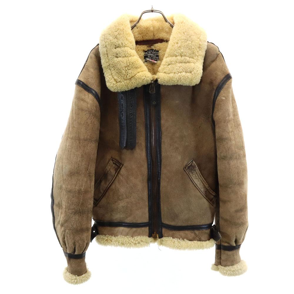 

Куртка B-3 из мутона AVIREX USA 40 Коричневая Летная куртка Военная Мужская Б/У