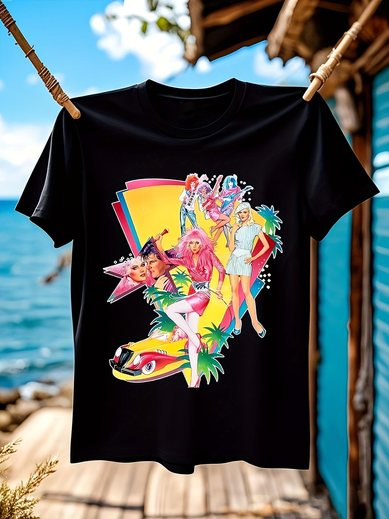 Jem The Holograms Animated Characters Graphic Tshirt Grap... XXL