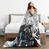 Warm Soft Blankets Travel Call of the Night Mange Throw Blanket Flannel Bedspread For Bedroom Novelty Sofa Bed Cover