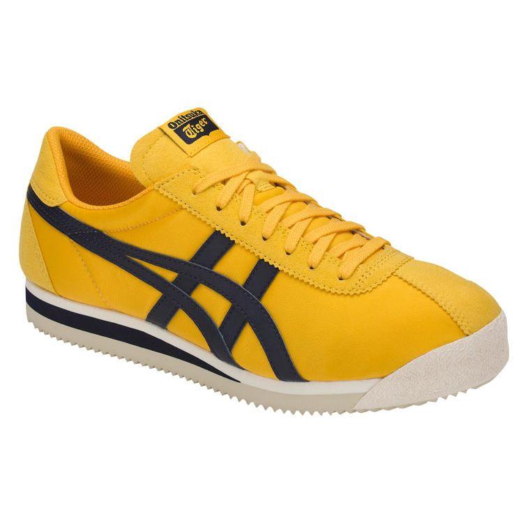 ONITSUKA TIGER Corsair Komfortable Allsidige Sklisikre Slitesterke Lave Løpesko Unisex sneaker Gul D747N-0458