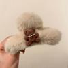 Autumn and Winter Cartoon Bear-shape Hair Claw Women Headdress Plush Hair Crab Shark Clip Korean Style Headwear