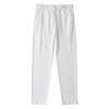 Men's Cotton Linen Pants Male Autumn Breathable Solid Color Linen Trousers Joggers Fitness Streetwear Back With Pocket