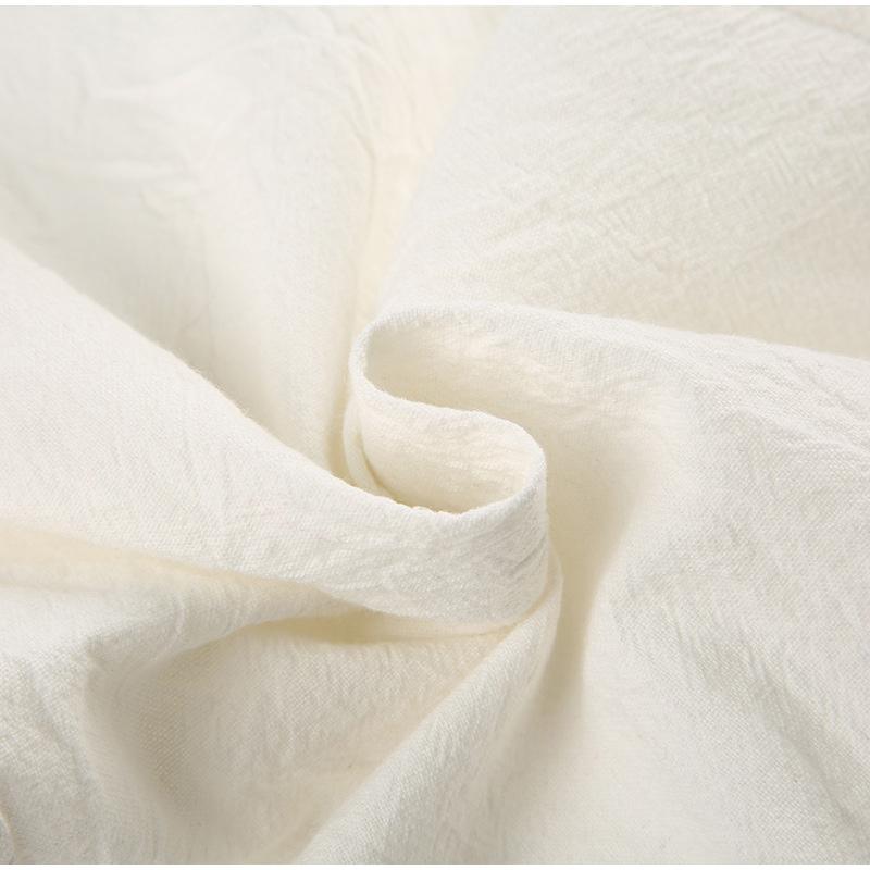 Casual Basic White Pants Women Baggy Low Waist Straight Trousers Solid Color Thin Linen Wide Leg Pantalones Ladies Spring Summer Trouser