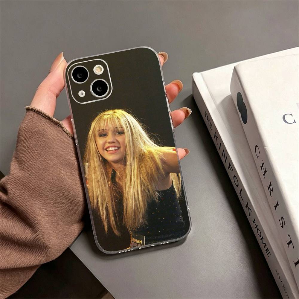 H-Hannah Montana Phone Case For iPhone17,16,15,14,13,12,11 Plus,Pro Max Soft Transparent Cover