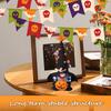 Halloween Gnome 2 Pieces Halloween Gnome Pumpkin Dolls Faceless Ornament Centerpieces Home Decor Tabletop Display for Indoor