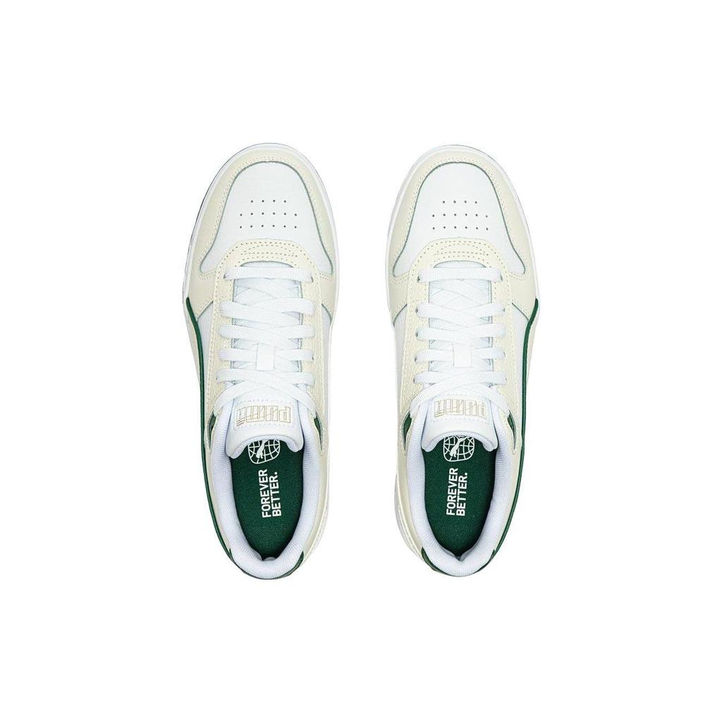 Puma Rbd Game Low Leather Versatile Comfortable Breathable Durable Low-Top Sneakers Unisex Sneakers White Green 386373-11