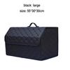 Car storage box car trunk storage storage box leather storage box box folding multi-functional car supplies travel outing