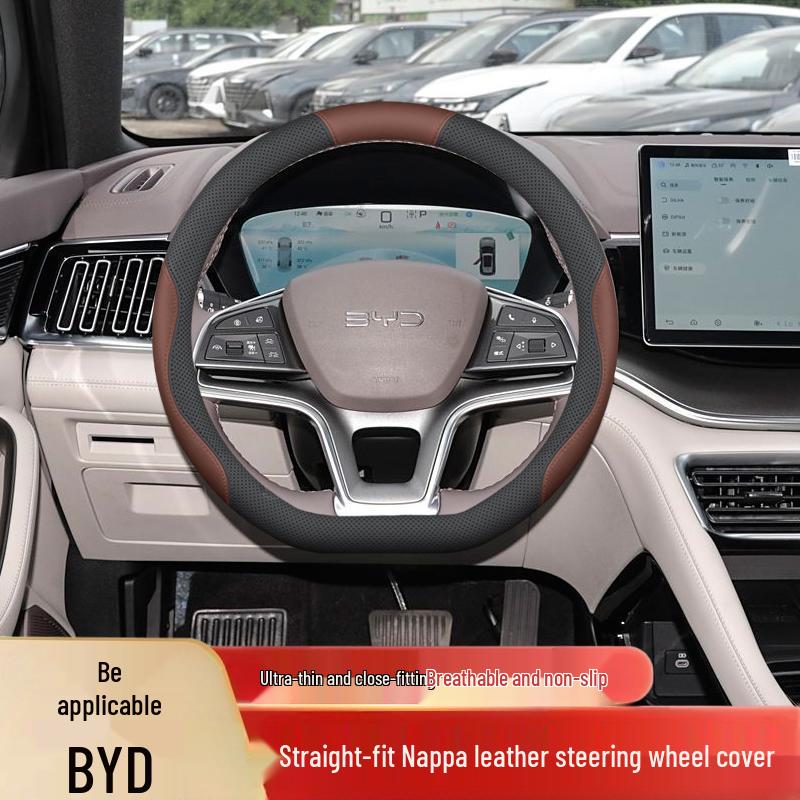 BYD Song L DMI Lenkradabdeckung: Rutschfest, Geruchlos, Einfache Montage, Passend für 25 E-Fahrzeugmodelle