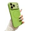 Magnetic Window iPhone 17 Case, Solid Color Liquid Skin Feel, Soft Drop-Proof Cover for Apple 16 Pro Max