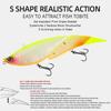 BEARKING Top Fishing Lure 190mm 56g 2oz Jointed minnow Wobblers ABS Body with Soft Tail SwimBaits soft lure for pike and bass