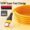 120W Super Fast Charging Type-C Cable for Apple 15/16 & Huawei Honor 6A