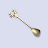 Yousheng Deer Head Shape Stirring Spoon Multifunction Safe 304 Stainless Steel Spoon for Home