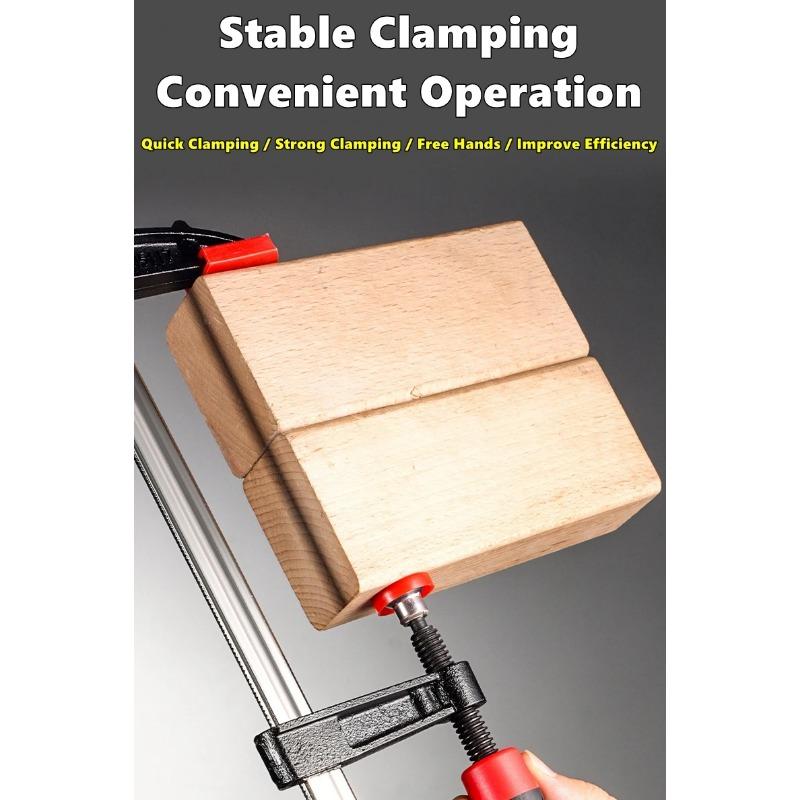 Heavy Duty F Clamp Quick Grip Bar Clamp Quick Release Woodworking Metal Fixing Clamp High Strength Carpentry Clamps Hand Tools