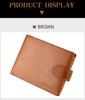 Men's Casual PU Leather Snap Wallet - Retro Coin Purse and Multi-Functional Design