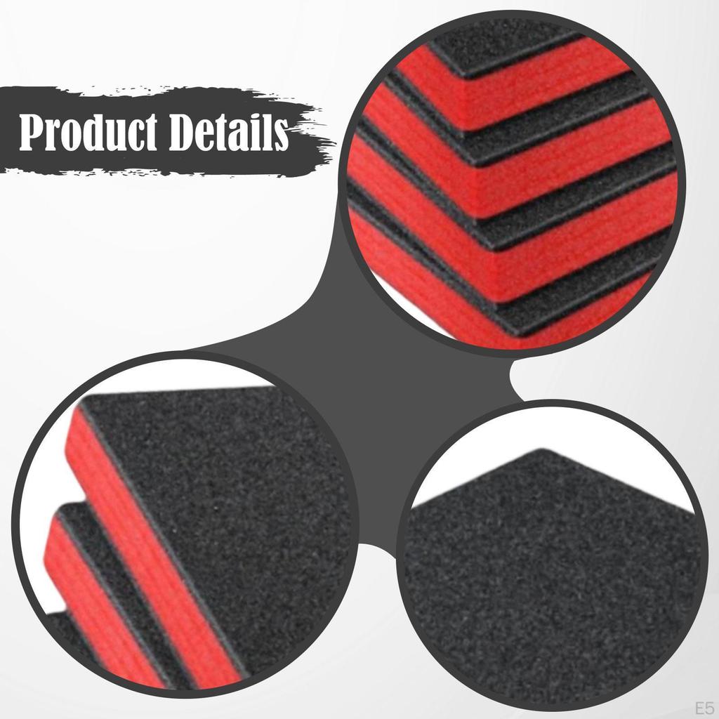 4 Pieces Tool Box Foam Inserts Packing Pads Easy to Use Sheets for Board Jewelry Padding