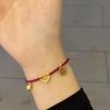 Douyin Love Fu Brand Bell Handwoven Hand Rope Male and Female Couples Bracelet Simple Temperament Girlfriend Jewelry