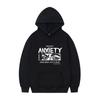 Limitierte Schwedische Punkband Viagraboys Endless Anxiety Print Hoodie Herren Vintage Rock Sweatshirt Männermode Übergroße Hoodies