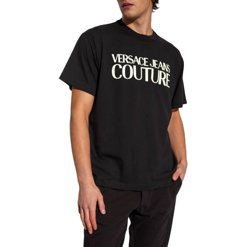 Versace Jeans logo T-shirt 76GAHG01-CJ00G-899