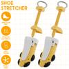 Adjustable Shoe Stretcher Waterproof Plastic 4 Way Men Women Shoe Expander Wider with One Shoehorn for Sandal Flats Adults