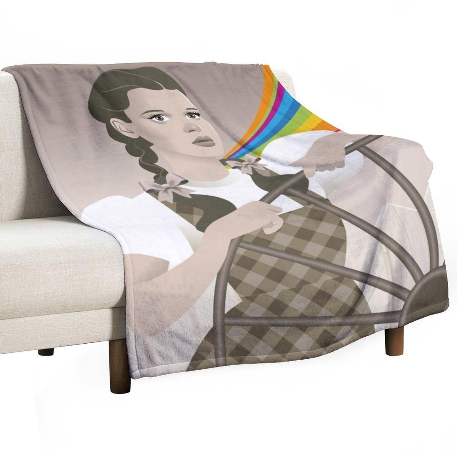 Somewhere Throw Blanket for babies Luxury manga Soft Blankets 30x40in