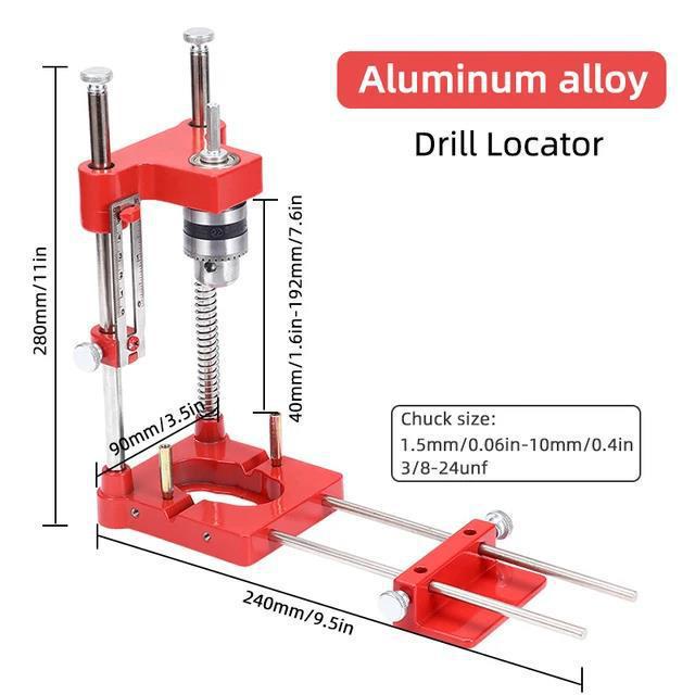 Portable Woodpecker Precision Hole Drilling Locator for Woodworking