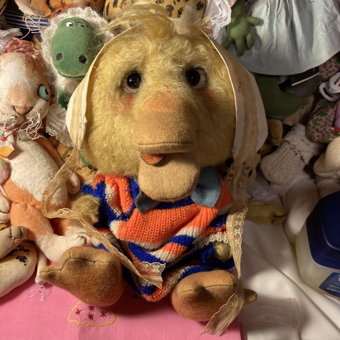 

[USED] Teddy bear, artist bear, duck, ooak, foreign artist bear, chick