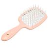 Detangler Hair Brush Quick Dry Massege Scalp Vent Hollow Out Hair Brush for Wet and Dry Hair Pink