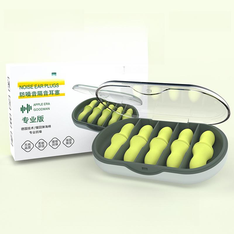 Støyreduserende skumørepropper for søvn, studier og snorkereduksjon – Supermyke ørepropper for voksne (4/10-delt sett)