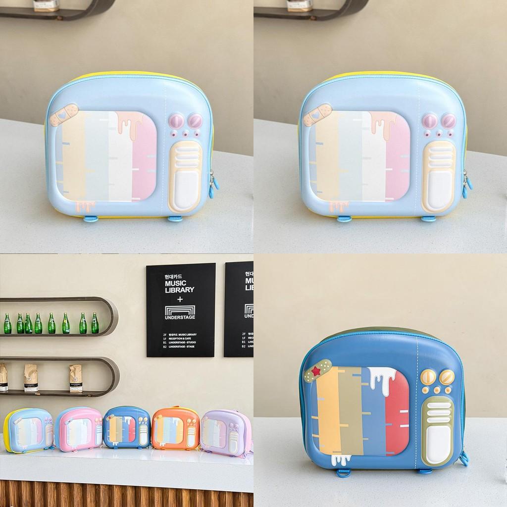 Cute Cartoon Tv Exterior Design Children Hard Shell Backpack For Preschool