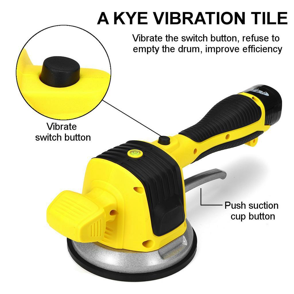 Protable Tiling Tiles Machine Tiles Vibrator Suction Cup Adjustable Automatic Floor Vibrator Leveling Tools 110-220V 120x120cm