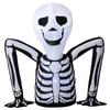 Inflatable Halloween Skeleton, Crawling Out of the Ground, with LED Lights, Spooky Decoration for Indoor and Outdoor Use.