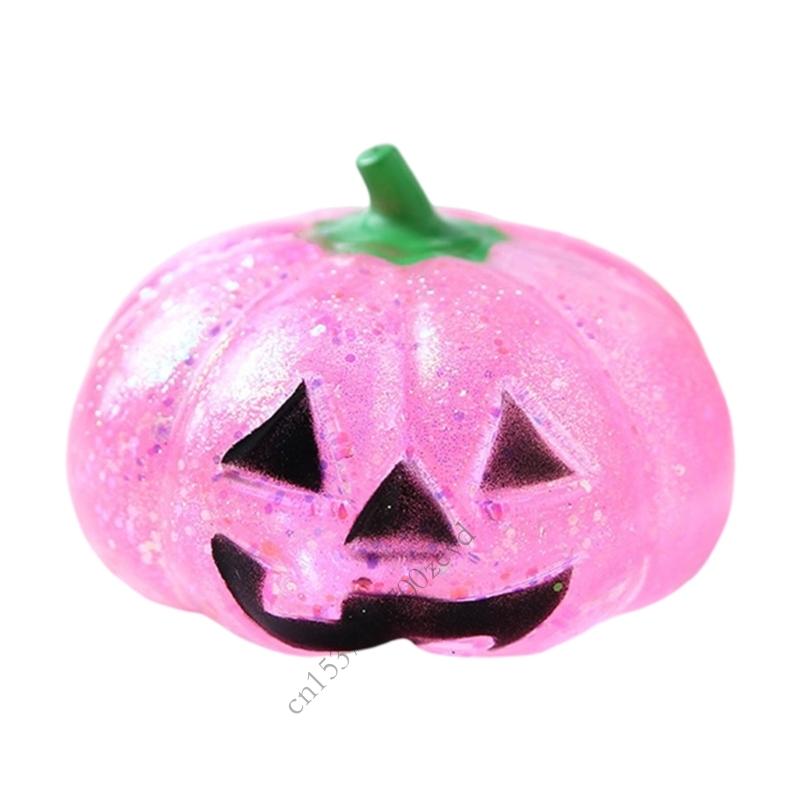 Halloween Pumpkin Squeeze Toy Stress Relief Fidgets Sensory Gadget For Adults Kids Party Decoration Funny Plastic Gift P9YB