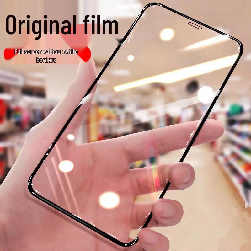 Displayschutz aus gehärtetem Glas für iPhone 14, 13 Pro Max, 12, XR – Hohe Haltbarkeit, großes Bogendesign
