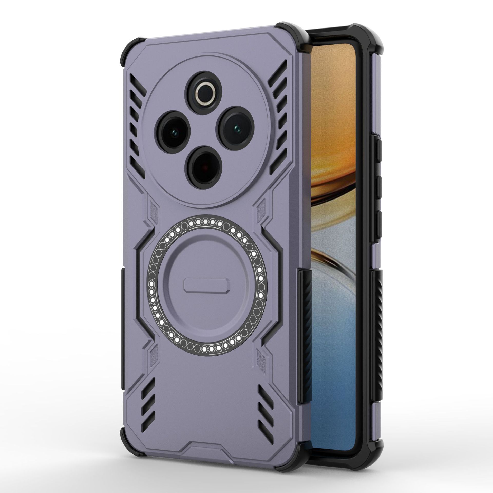 

Vivo Y300 Pro/T4 5G MagSafe Case,Magnetic Drop-Proof Phone Case Cover for Vivo Y300 Pro/T4 5G Vivo Y300 Pro/T4 5G