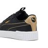 Puma Carina Metallic Sneakers 2023 Puma Size 2.0 Pop-Up (393214) Women's Fall/Winter Colorway Black/Puma Gold/Puma White, 23.5cm