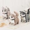 Elektrisk Plyschhund Kognitiv Förmåga Interaktiv Förmåga Fint Hantverk Skällande Gående Elektrisk Hund Plyschleksaker för Barn