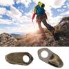 20Set Alloy Boot Lace Hooks Lace Fittings with Rivets for RepairCampHikeClimb Accessories(#7