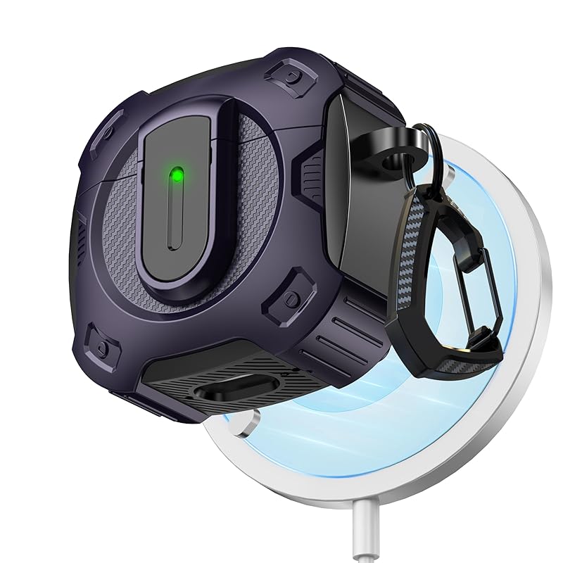 

RFUNGUANGO AirPods 4th generation case, 2024 new space theme case. Compatible with AirPods 4th generation, with locking function, military-grade drop