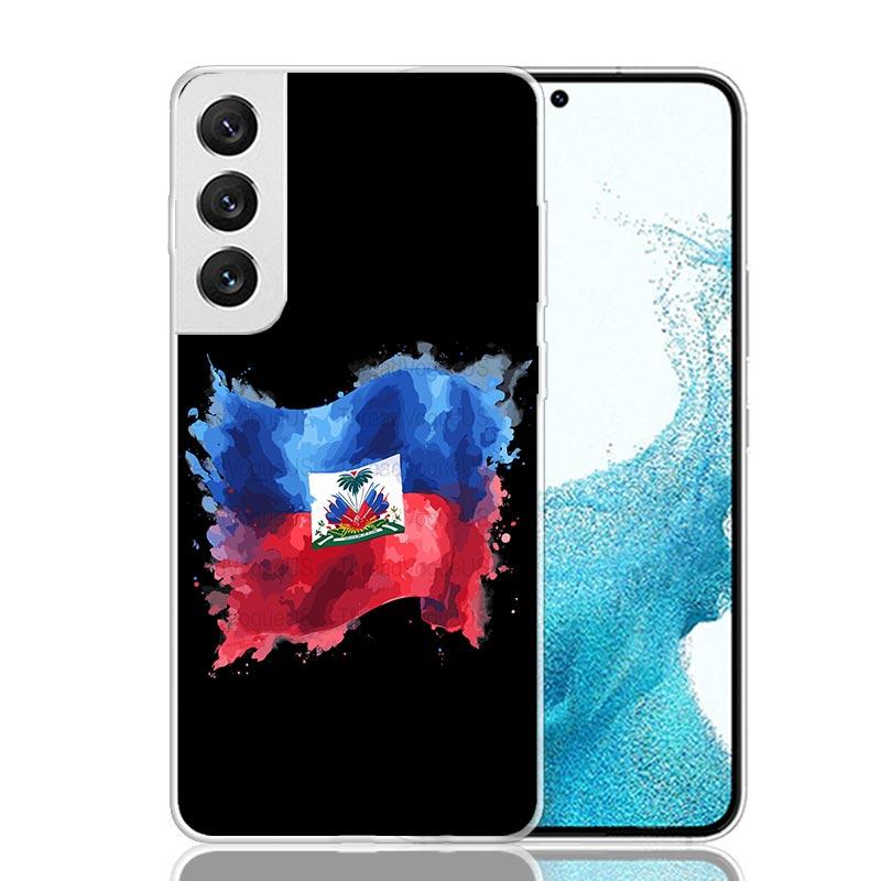 Haiti Haitian Flag Phone Case For Samsung Galaxy S26 S25 Edge S24 S23 FE S22 Ultra S21 Plus S20 + Fundas Cover Coque Galaxy S25