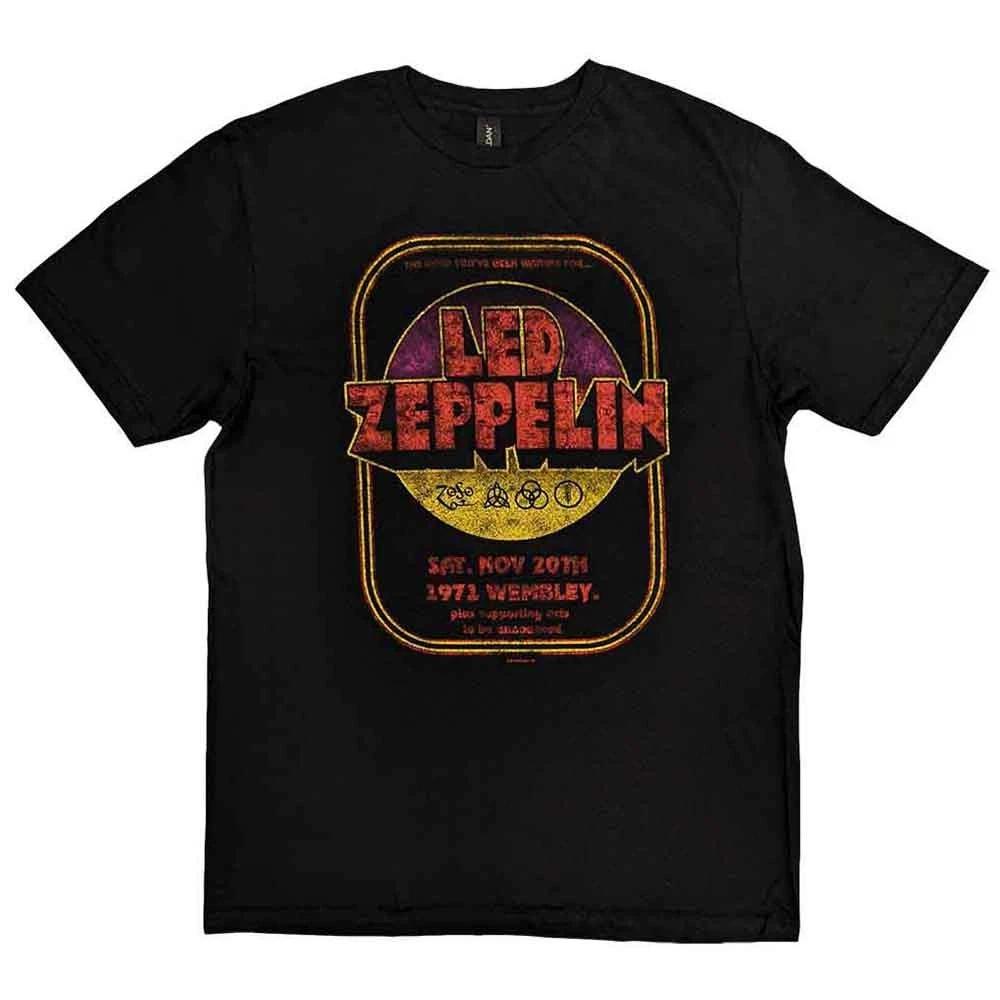 Led Zeppelin 1971 Wembley T Shirt XL