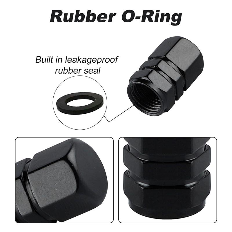 4 Stück Reifenventilkappen Dekoratives Reifenzubehör Aluminiumlegierung Nippel Radkappen Autos Motorräder Fahrradabdeckung Staubdicht