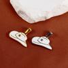 Waterproof Streetwear Enamel Cowboy Boot Pendant 18k Gold Plated Stainless Steel Charms For Diy Jewelry Accessories