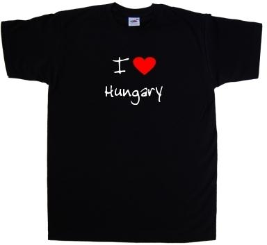I Love Heart Hungary T-Shirt