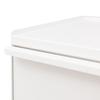 Nitori Steel Bread Case, White, SI001, 8910821