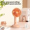 Personal Handheld Fan with Detachable Base 3 Speeds USB Rechargeable Small Desktop Fan Adjustable 90 Degree Tilt Mini Fan for Travel Indoor Outdoor