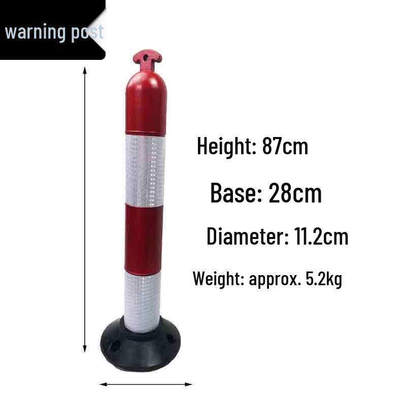 Detachable Reflective Anti-collision Rubber Traffic Post Divider