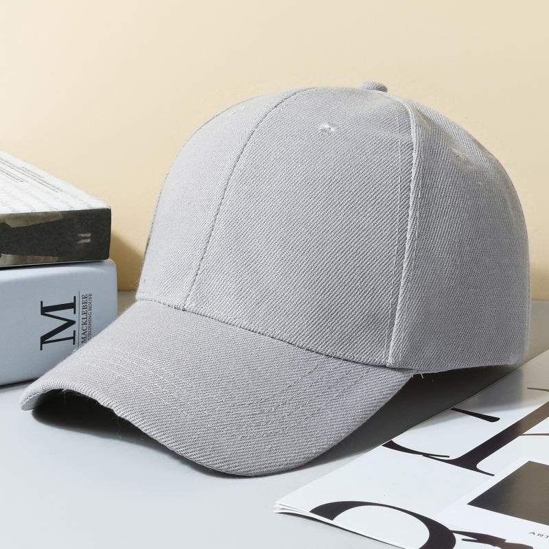 Cappellino Unisex Casual Liscio Cappellino da Baseball Snapback Regolabile Cappelli Per Donne Uomini Cappellino Hip Hop Cappello da Papà Street