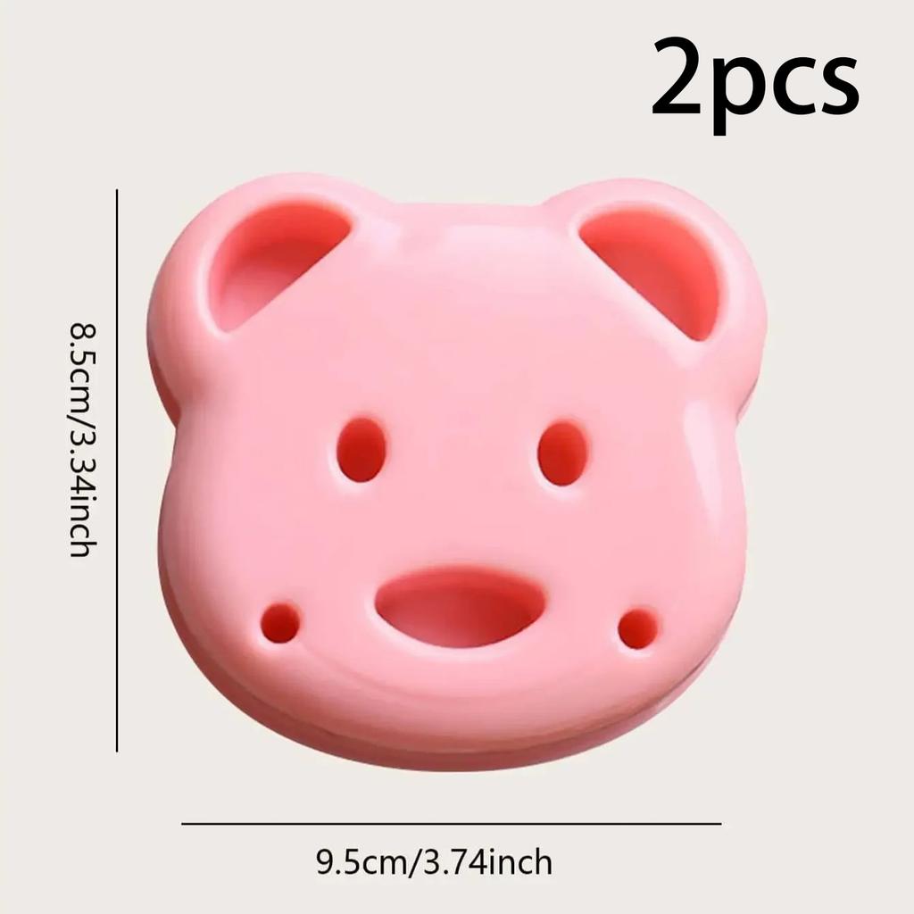 1/2pc Sandwich Mould Bear Cat Rabbit Car Shaped Bread Mold Cake Biscuit Embossing Device Crust Cookie Cutter Baking Pastry Tools